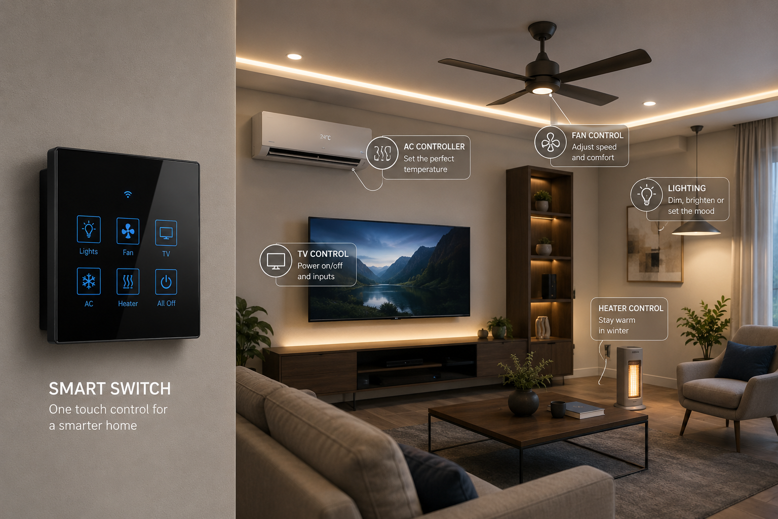 Smart control panel